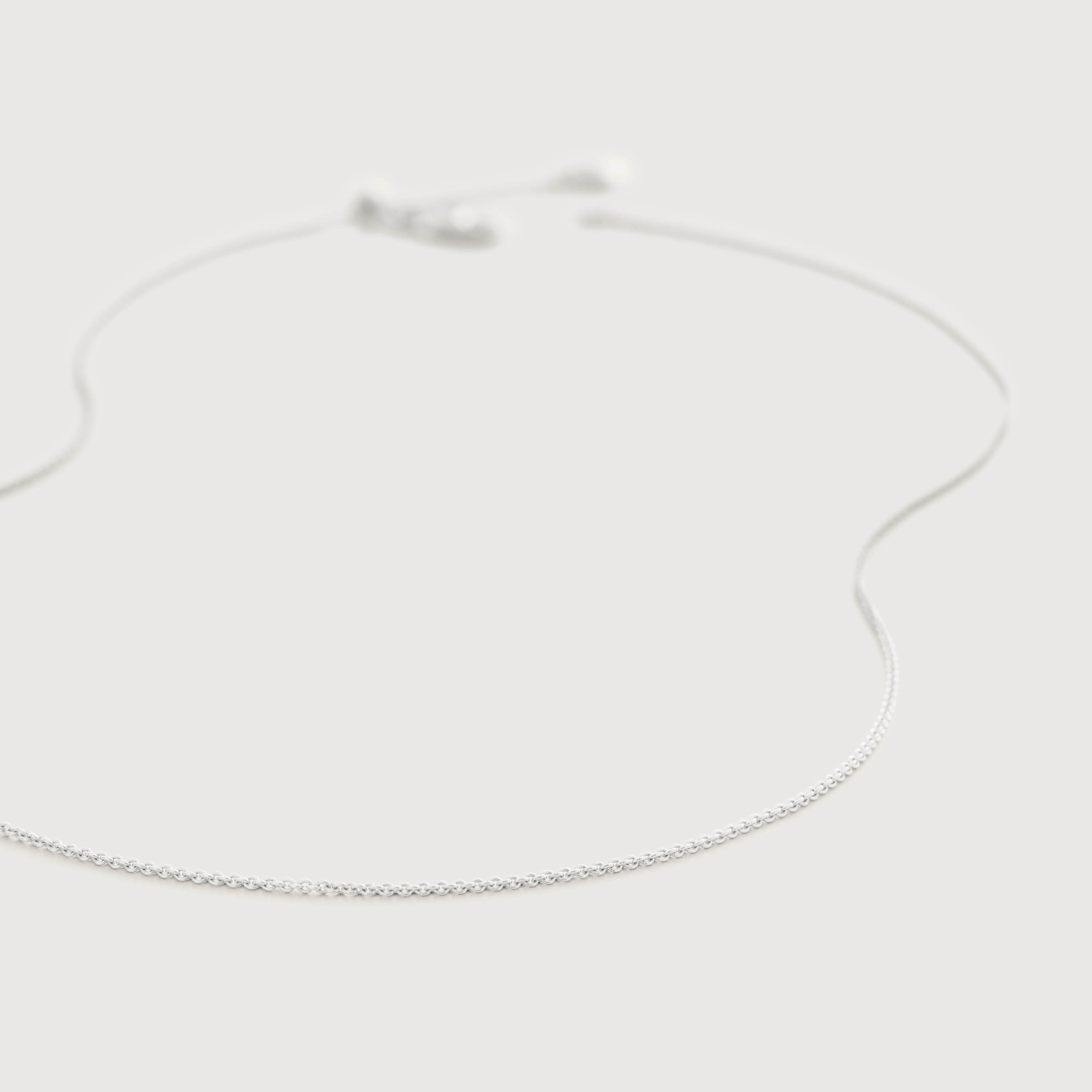 Sterling Silver Fine Chain Necklace 22'