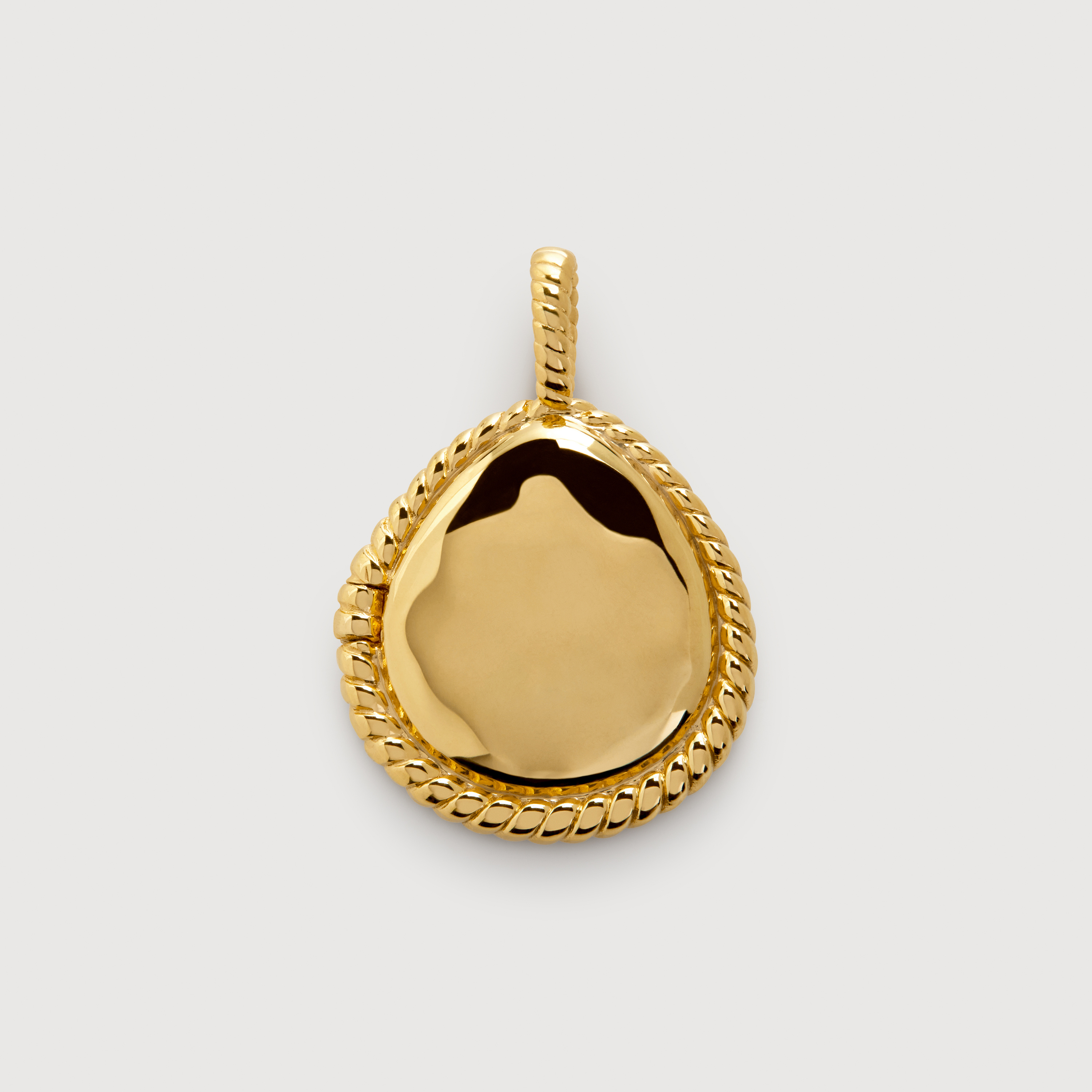 Gold Vermeil Deia Twist Teardrop Locket