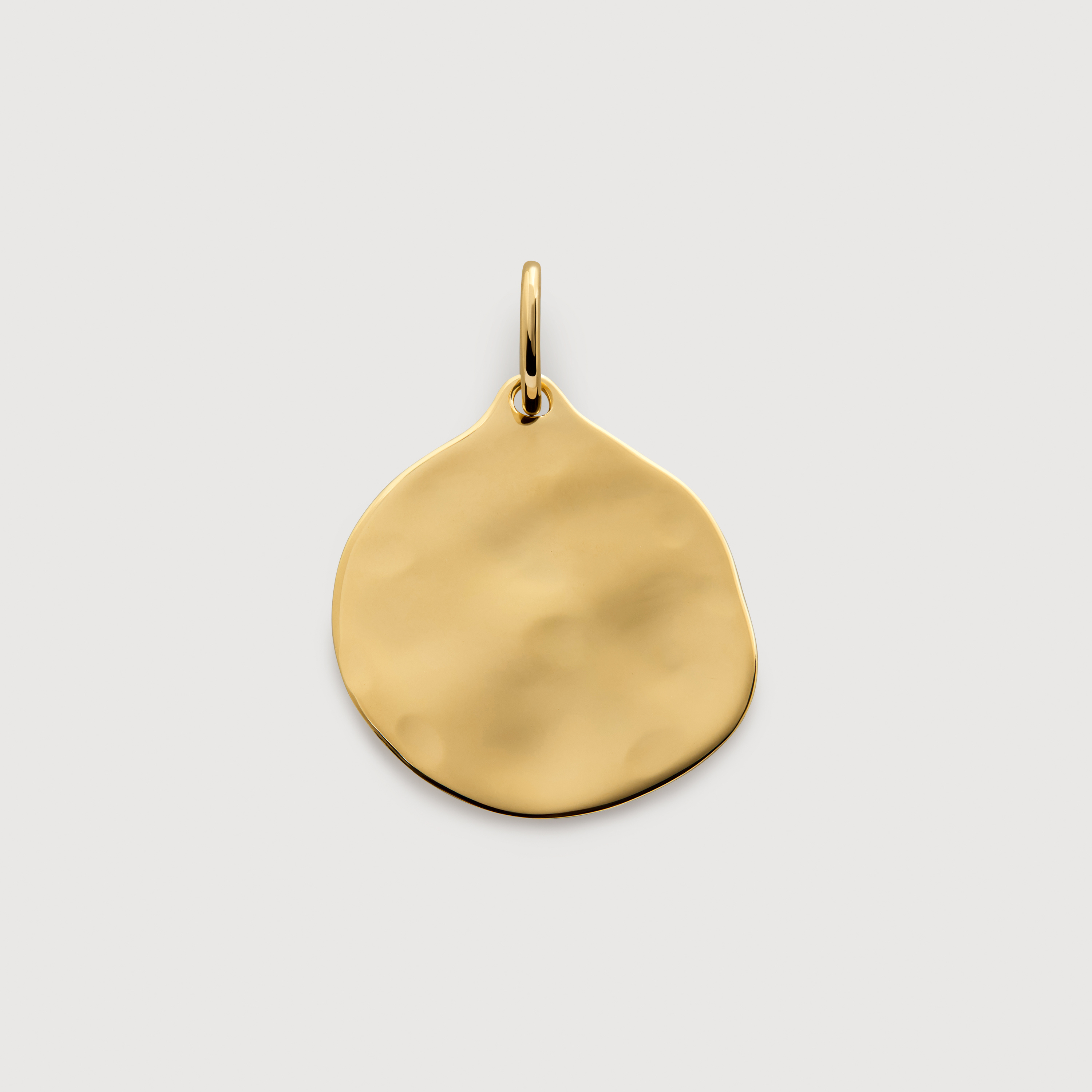 Gold Vermeil Siren Muse Round Pendant