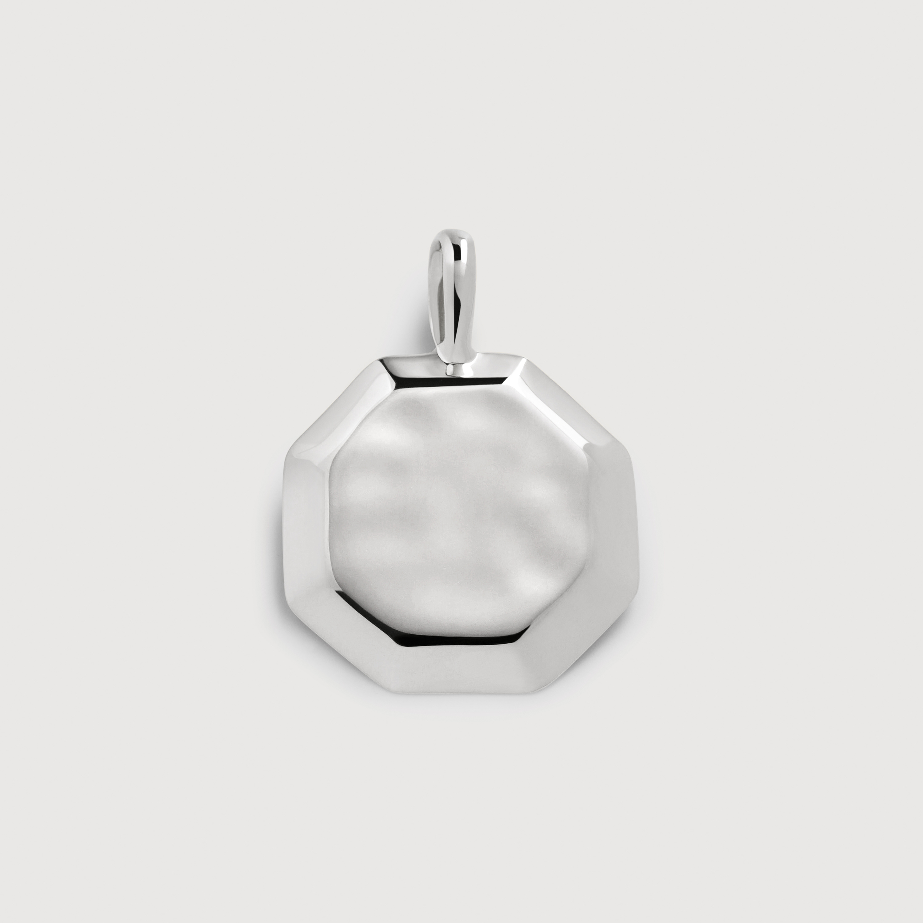 Sterling Silver Octagonal Pendant