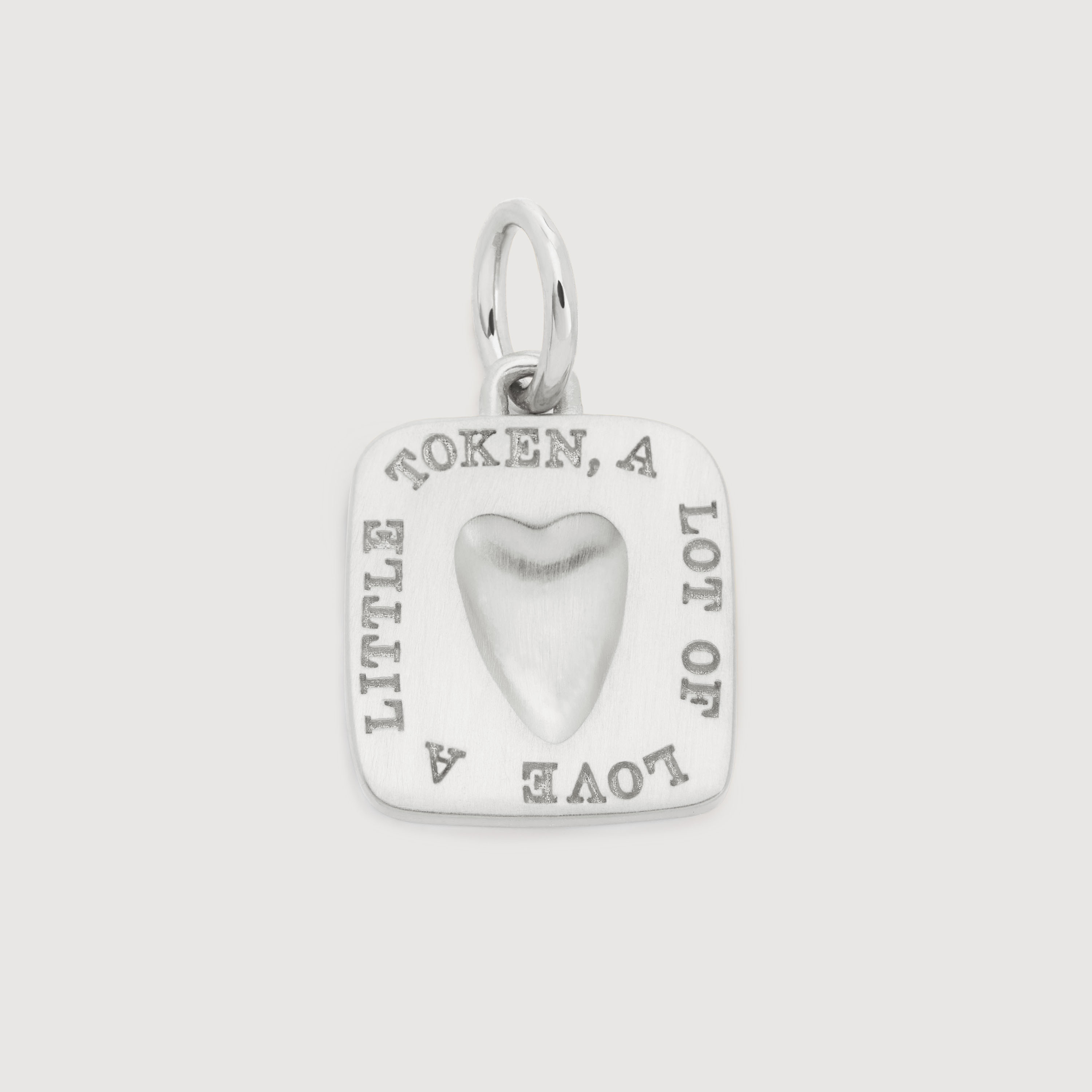 Sterling Silver Love Token Pendant