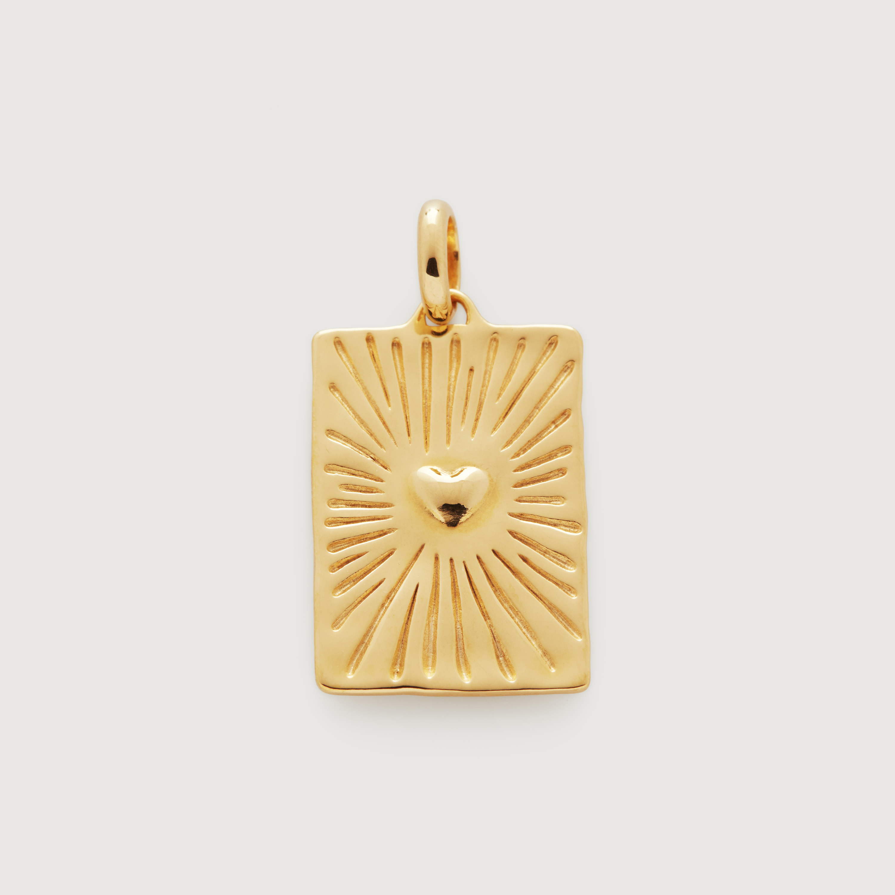 Gold Vermeil Talisman Heart Pendant