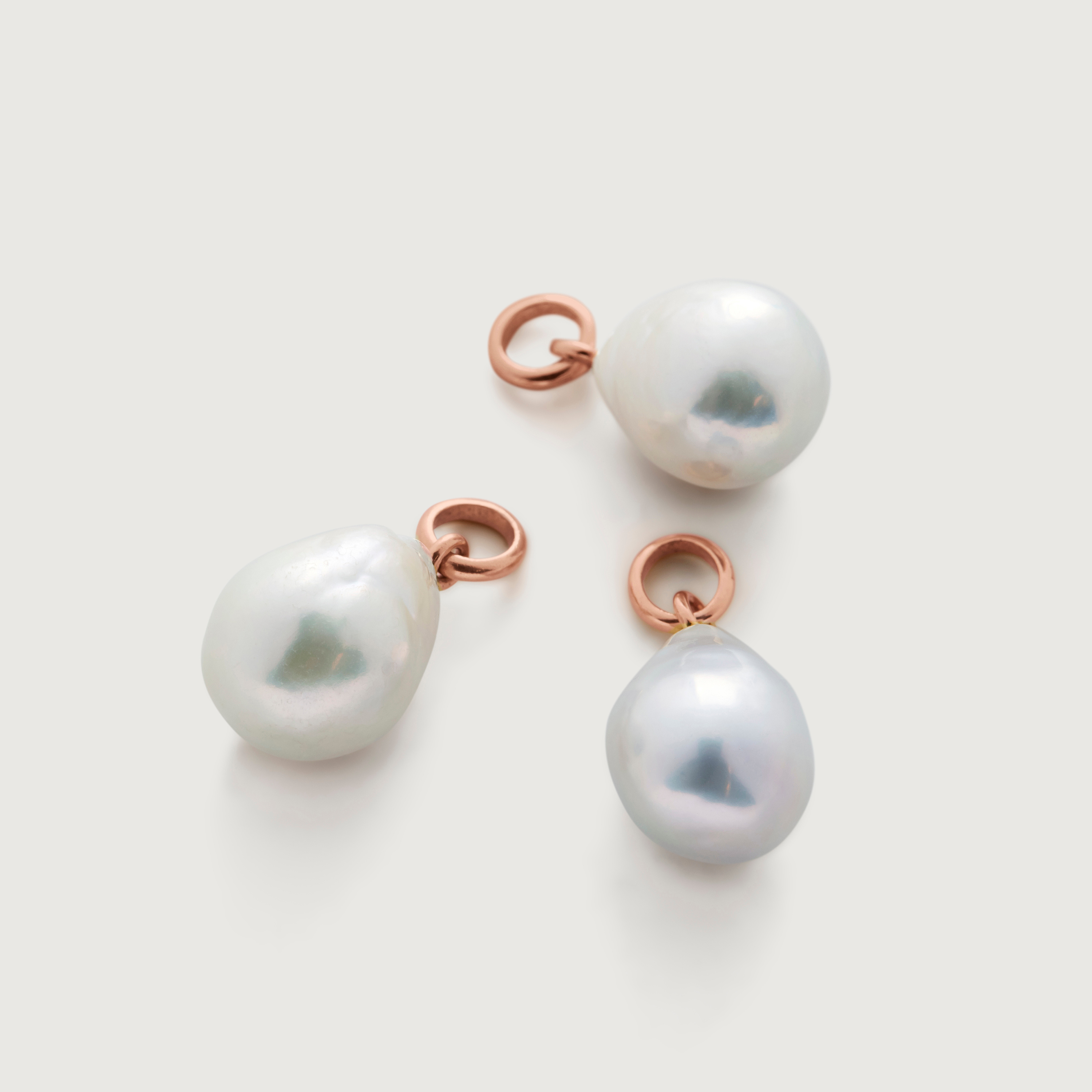 Rose Gold Vermeil Baroque Pearl Pendant - Pearl 4 Rose Gold Vermeil Baroque Pearl Pendant - Pearl