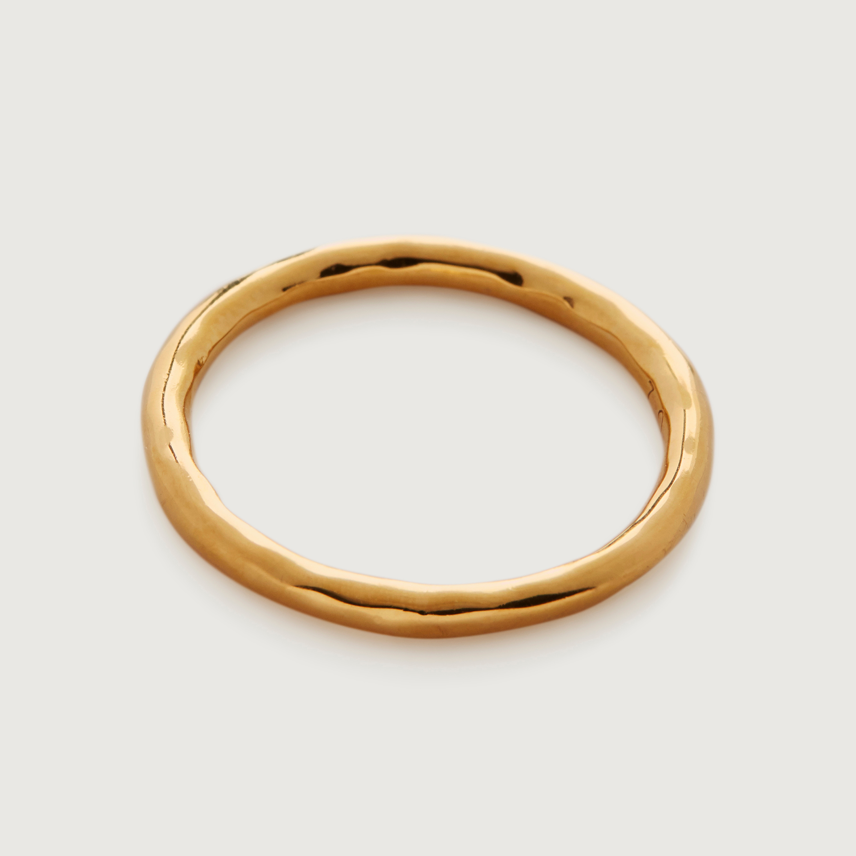 Gold Vermeil Siren Hammered Ring
