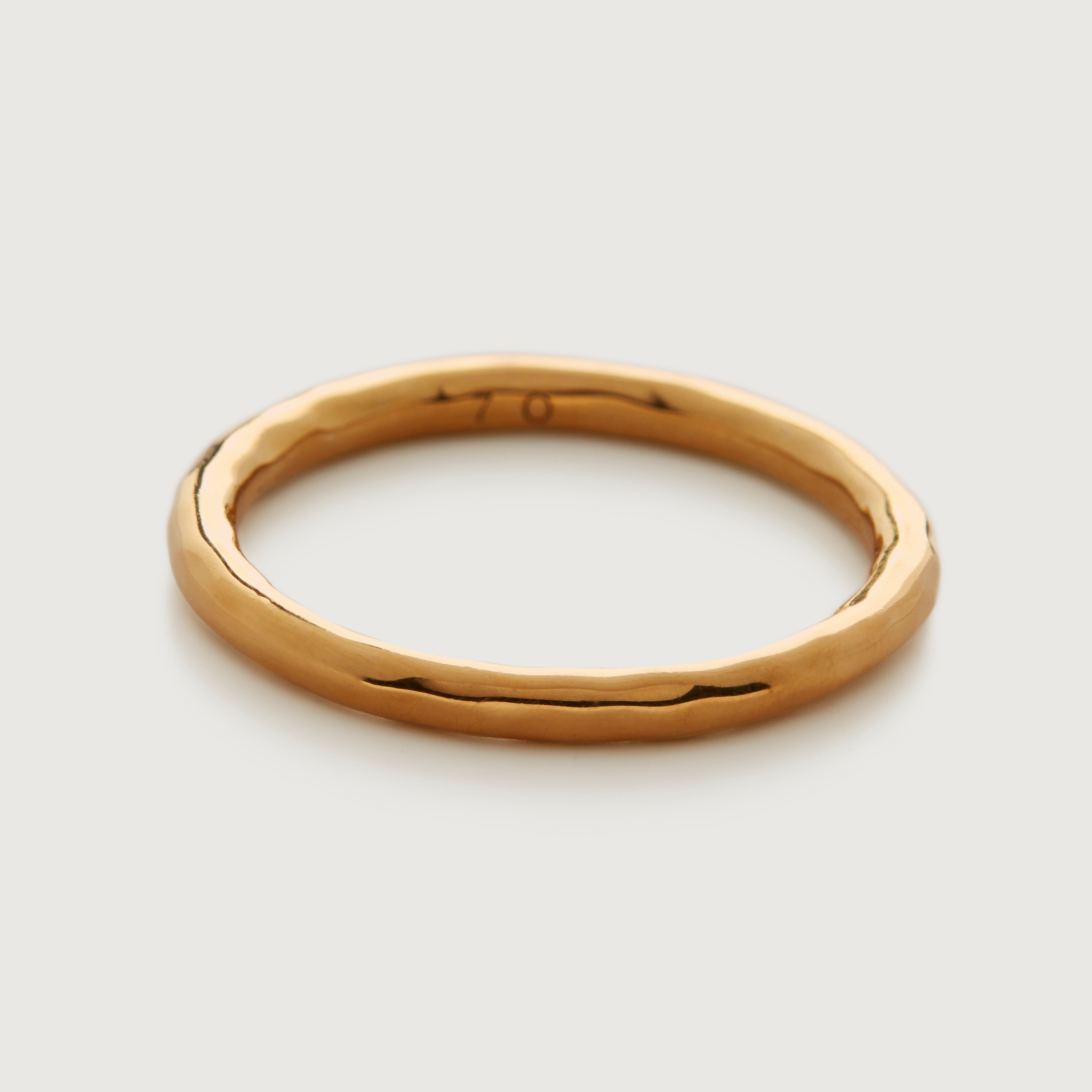 Gold Vermeil Siren Hammered Ring 4 Gold Vermeil Siren Hammered Ring