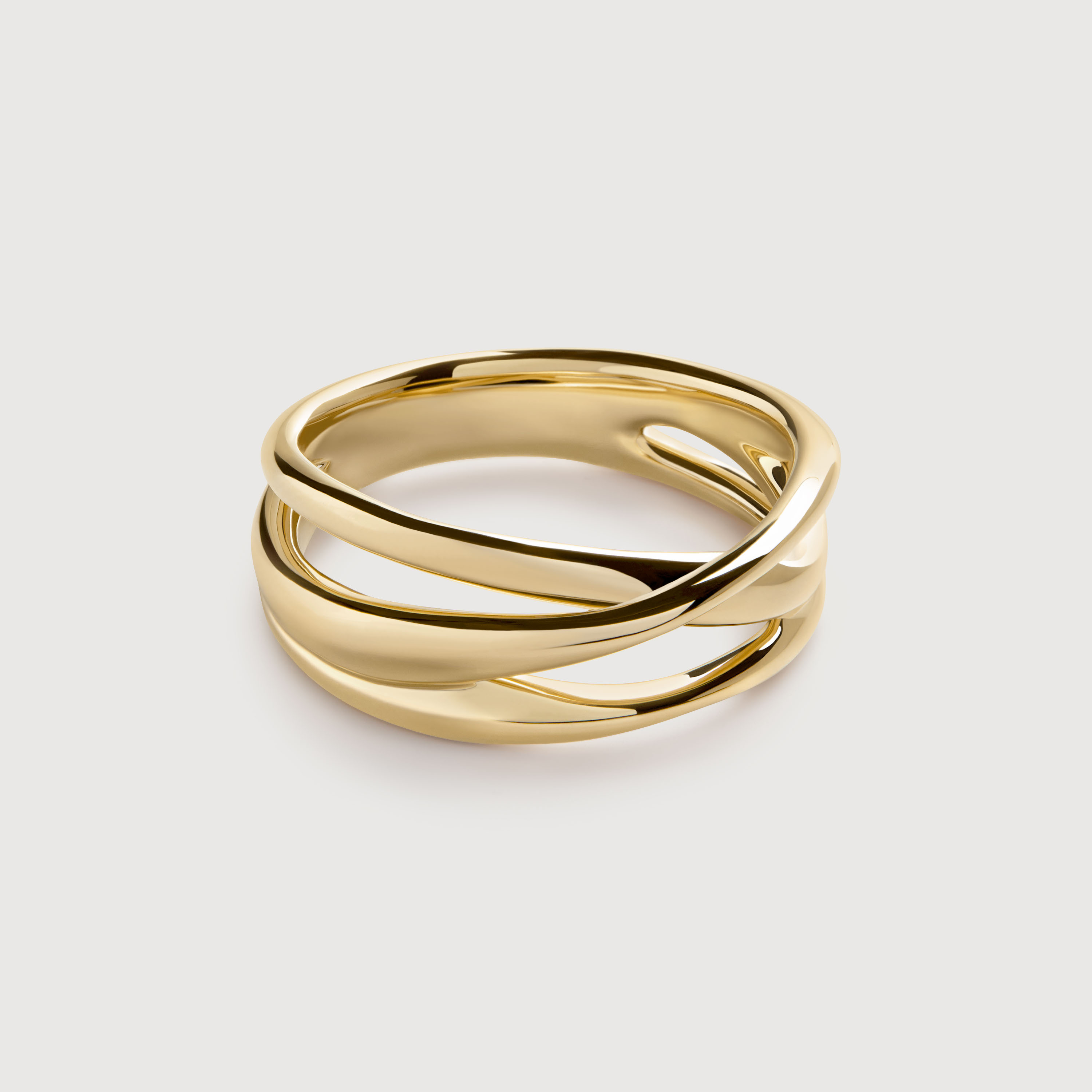 Gold Nura Crossover Ring