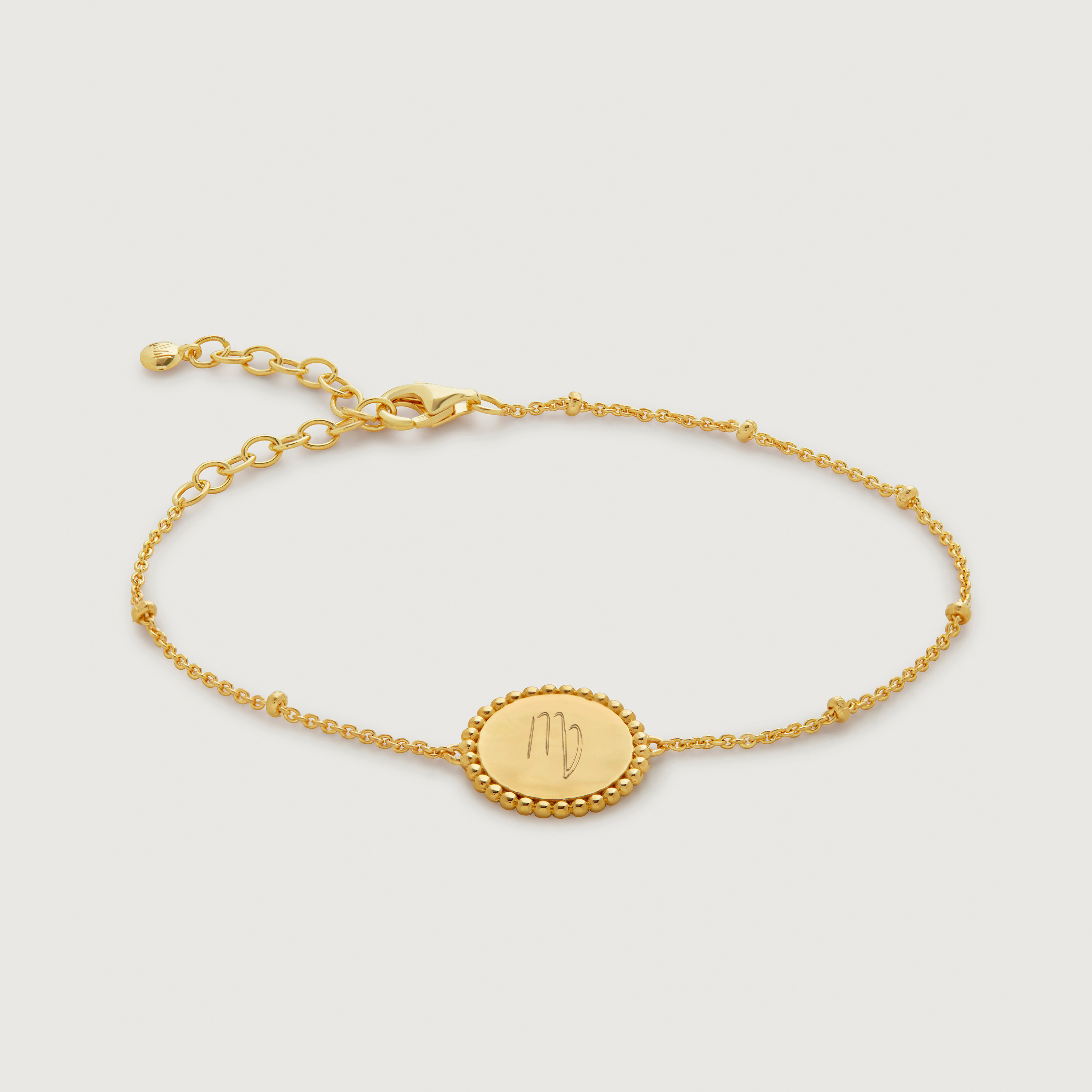 Gold Vermeil Deia Beaded Chain Bracelet