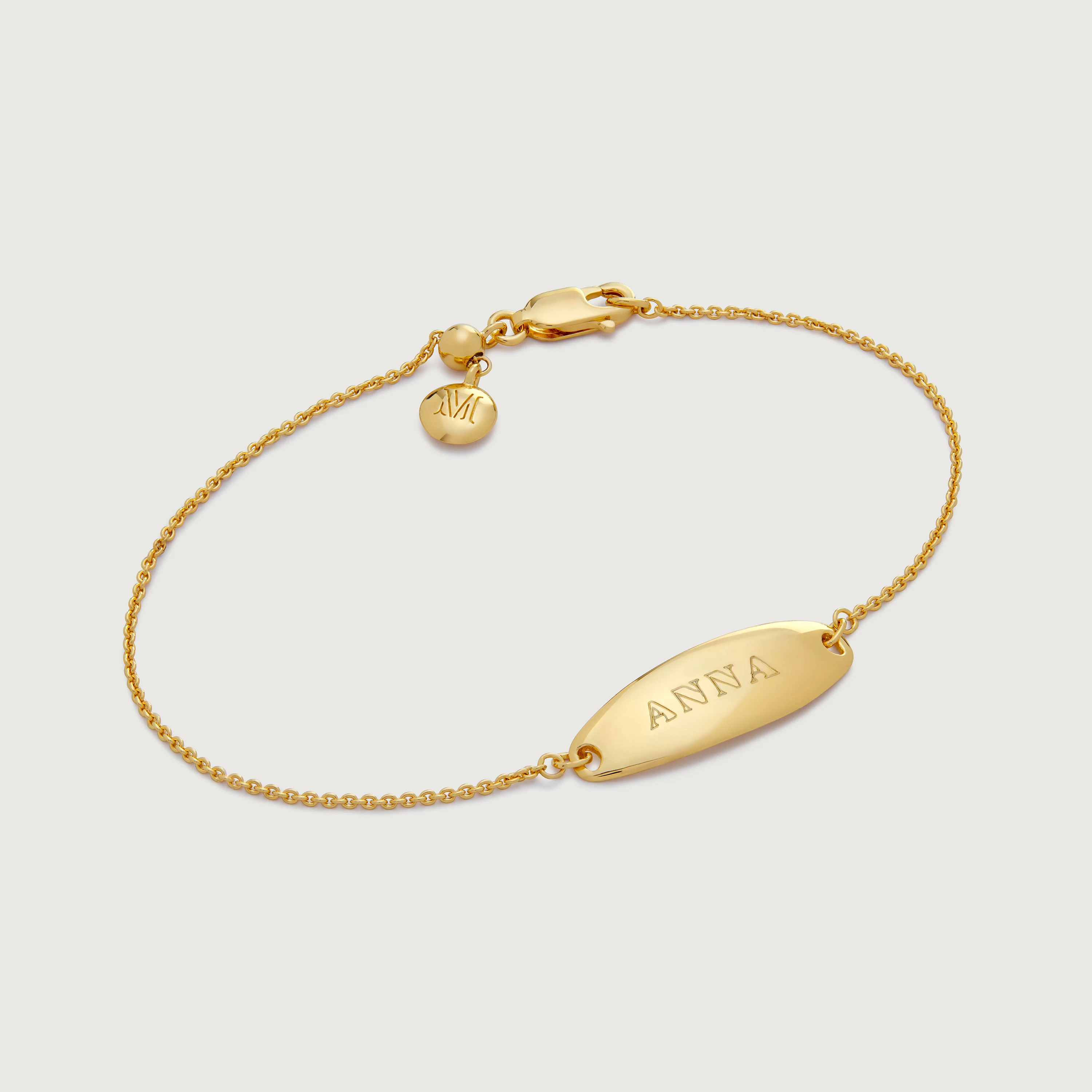 Gold Vermeil Nura Bar Chain Bracelet