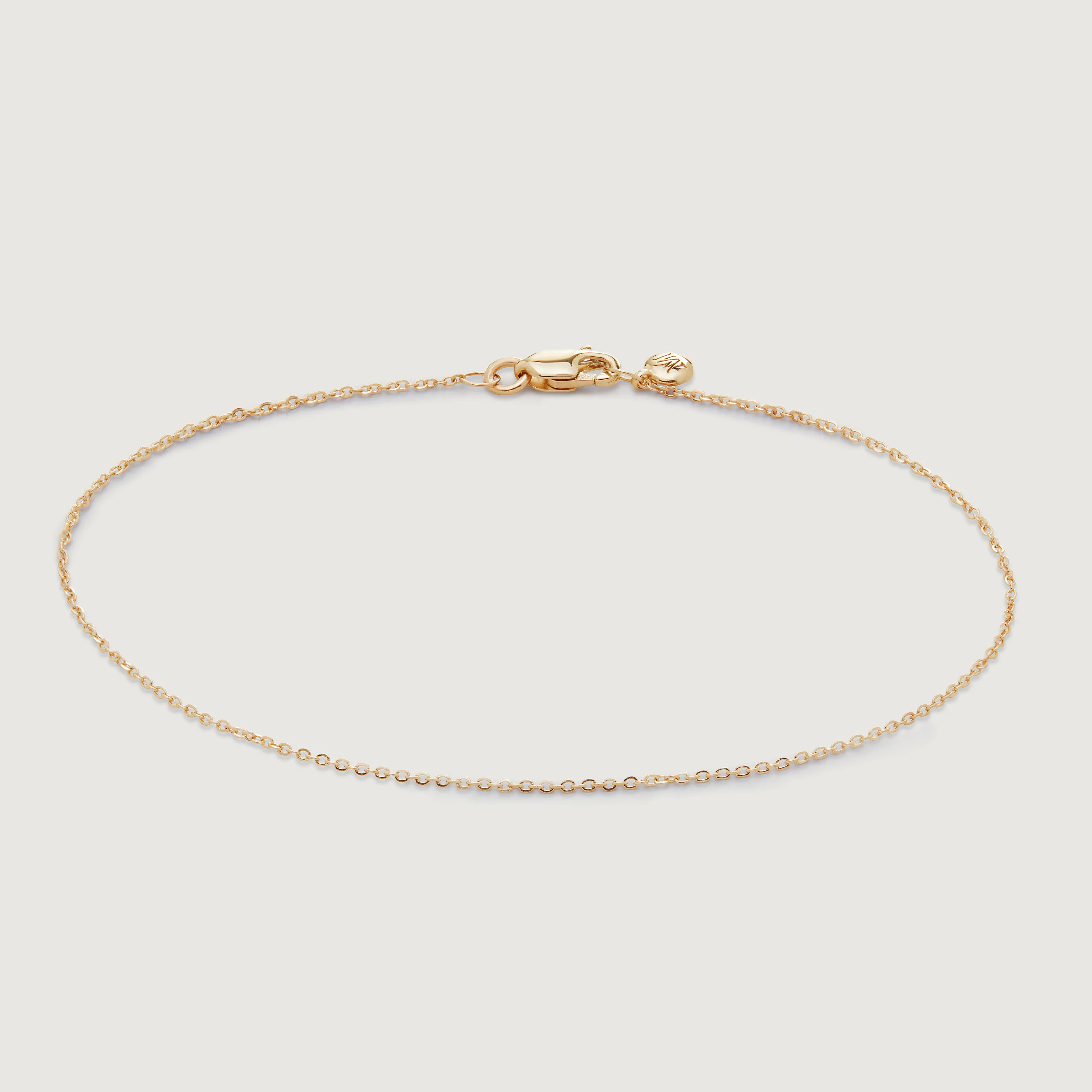 Gold Super Fine Chain Bracelet