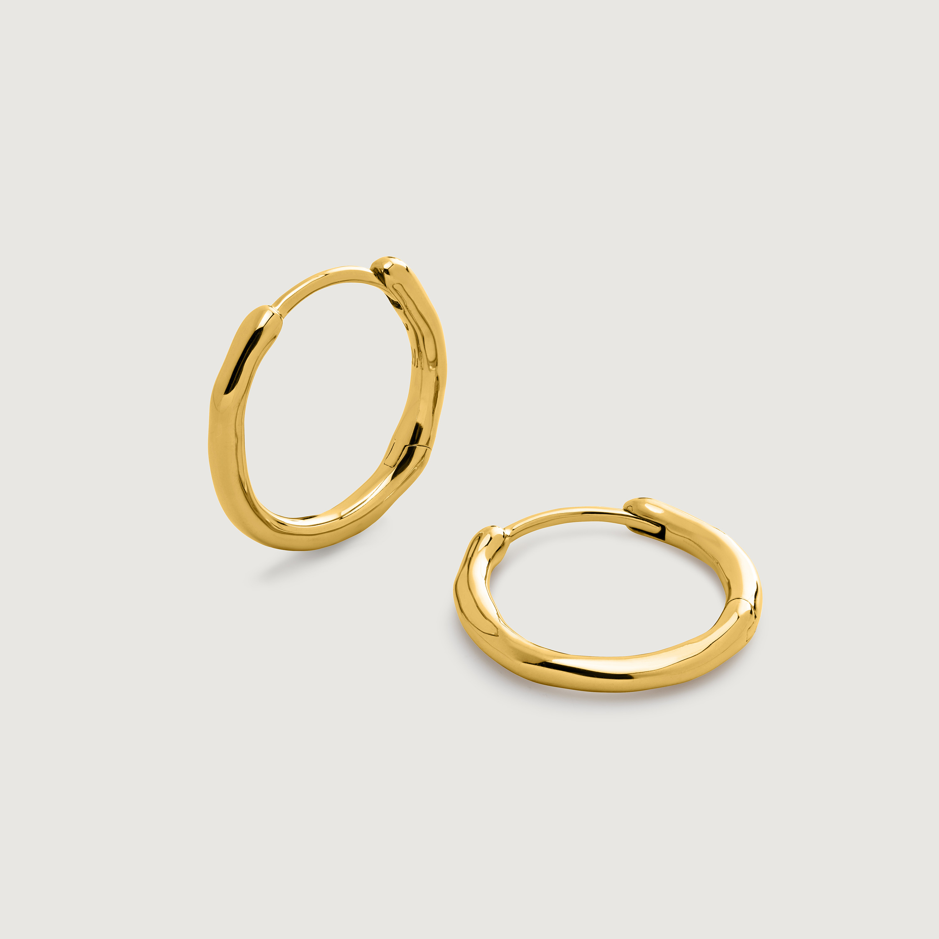 Gold Vermeil Siren Muse Small Hoop Earrings