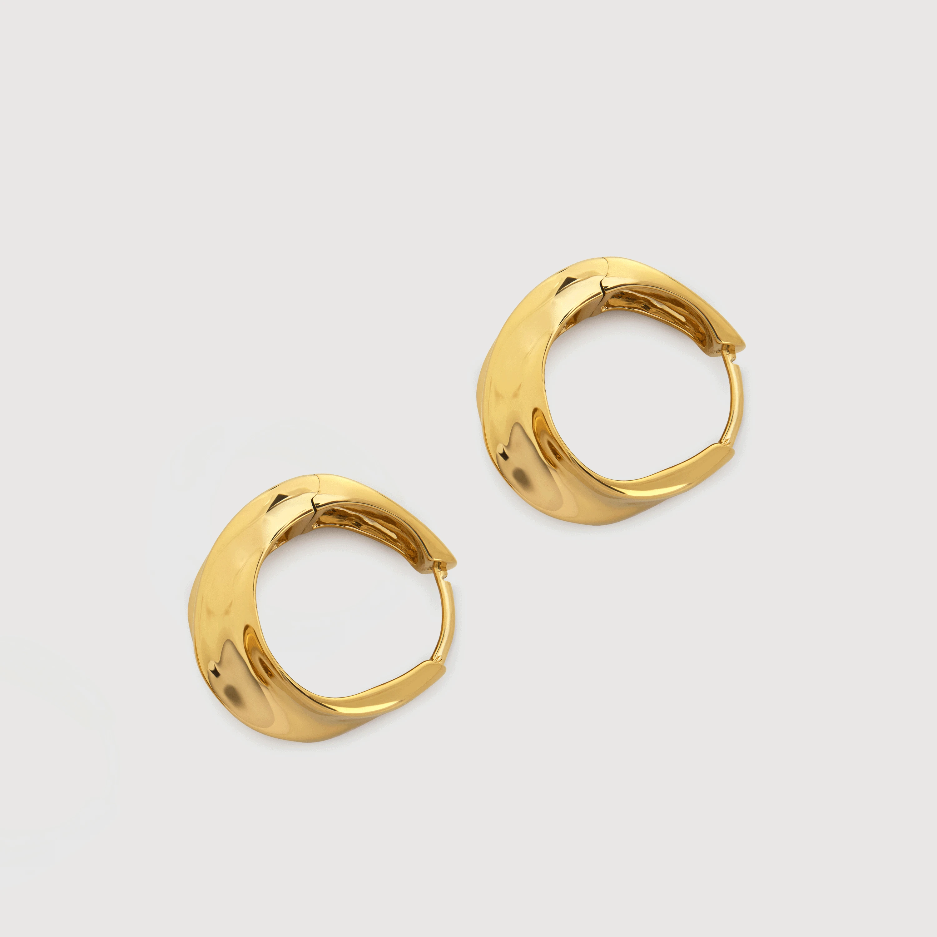 Gold Vermeil Nomade Small Hoops 4 Gold Vermeil Nomade Small Hoops