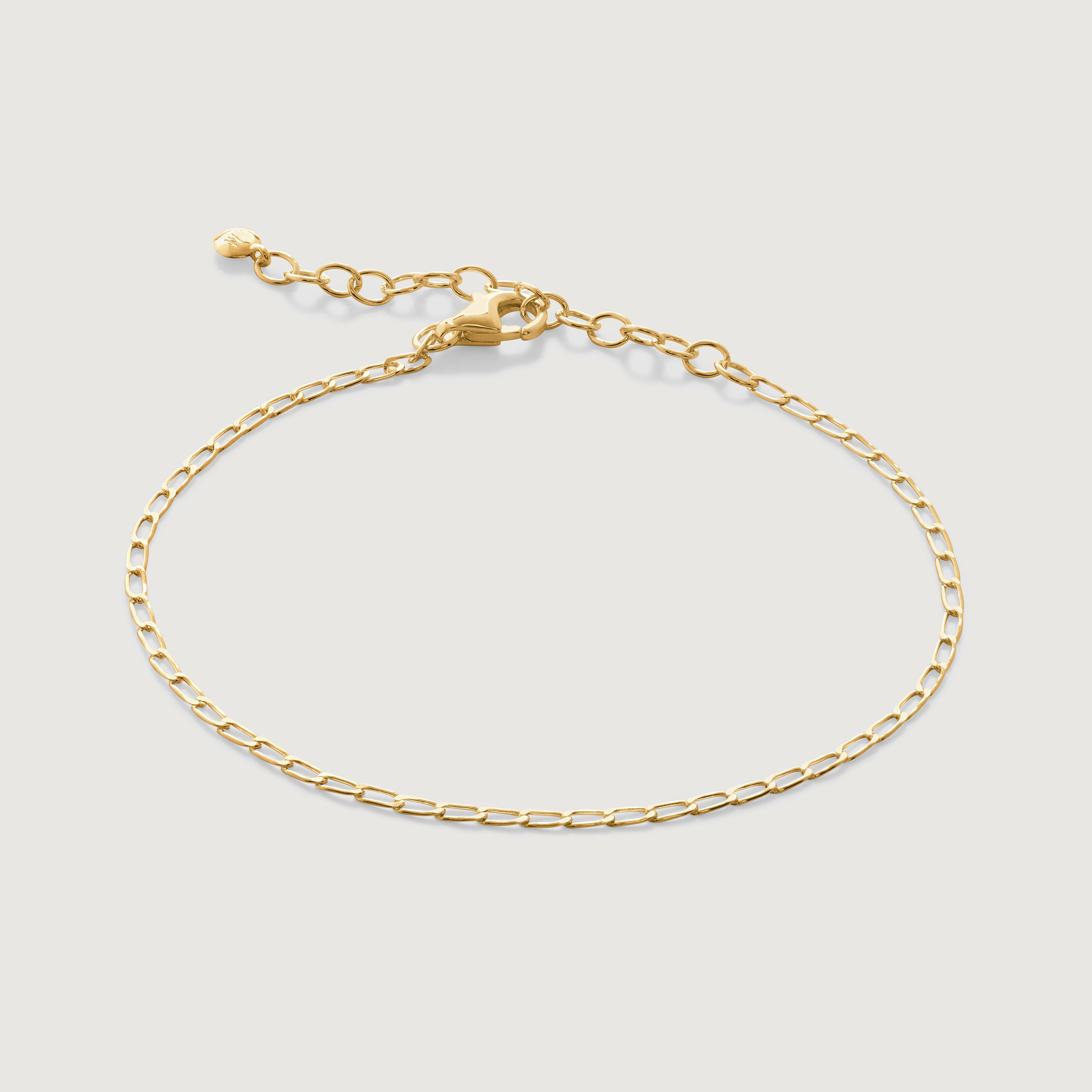 Gold Vermeil Open Link Chain Bracelet